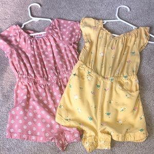 Set of Two 2T Rompers
